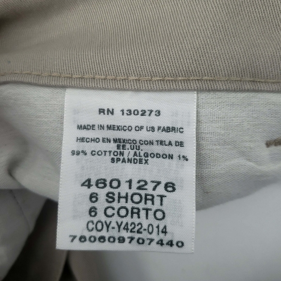 Lee Kahki Tan Brown Work Pants Relaxed Fit 6 Short - Picture 4 of 5